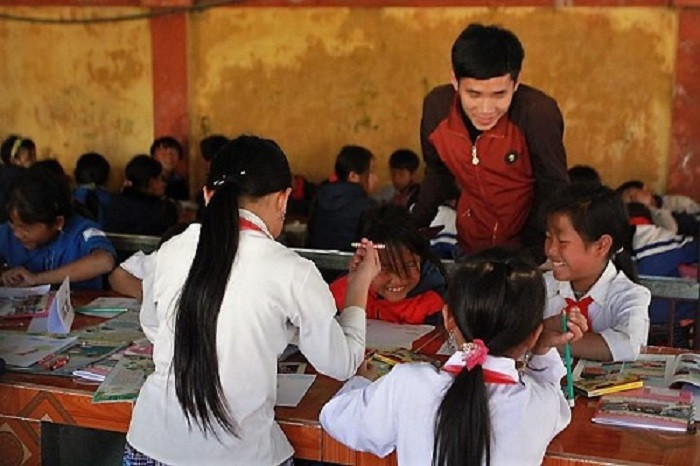 Bỏ chế độ viên chức suốt đời là cơ hội cho nhiều giáo viên trẻ (Ảnh: Vũ Ninh)