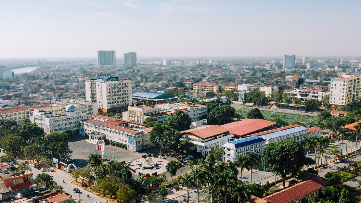 Khu nhà Hiệu bộ Trường Đại học Hàng hải Việt Nam (Ảnh: NTCC)