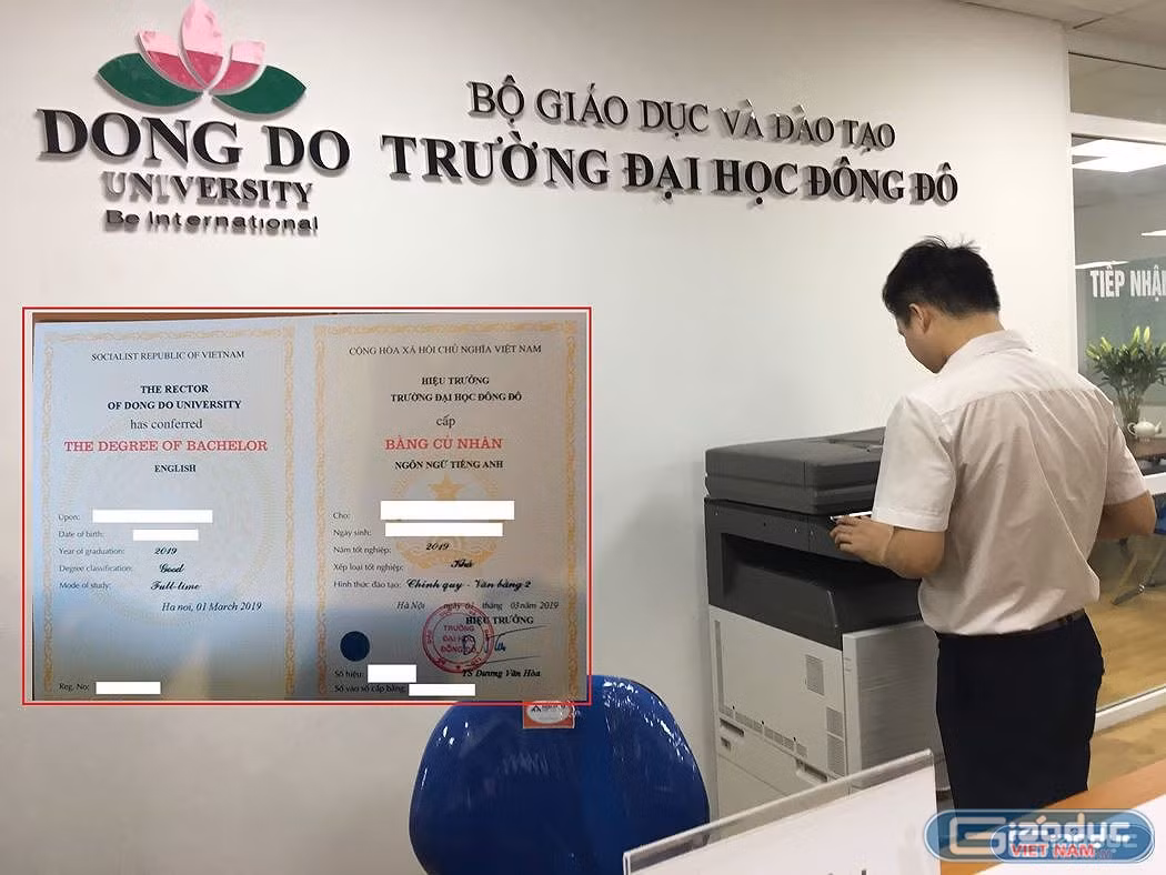 Cục Nhà trường (Bộ Quốc phòng) yêu cầu rà soát học viên đã và đang đào tạo thạc sĩ và nghiên cứu sinh có sử dụng văn bằng 2 của Trường Đông Đô và Đại học Thành Đô. (Ảnh minh họa: Vũ Phương)