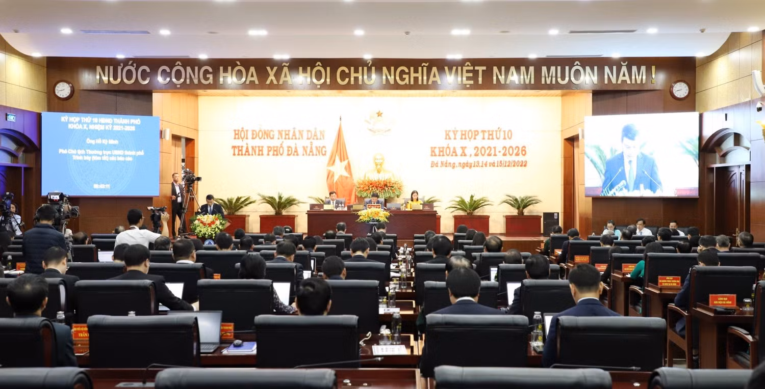 Hội đồng nhân dân thành phố Đà Nẵng khai mạc kỳ họp thứ X, nhiệm kỳ 2021-2026 để bàn về các quyết sách quan trọng. Ảnh: AN Hội đồng nhân dân thành phố Đà Nẵng khai mạc kỳ họp thứ X, nhiệm kỳ 2021-2026 để bàn về các quyết sách quan trọng. Ảnh: AN