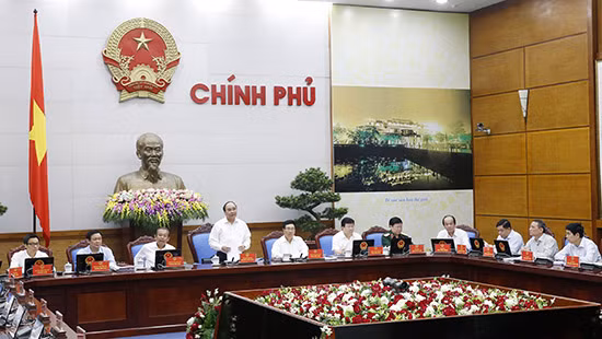 Họp Chính phủ (ảnh đăng trên Báo Công lý). Họp Chính phủ (ảnh đăng trên Báo Công lý).