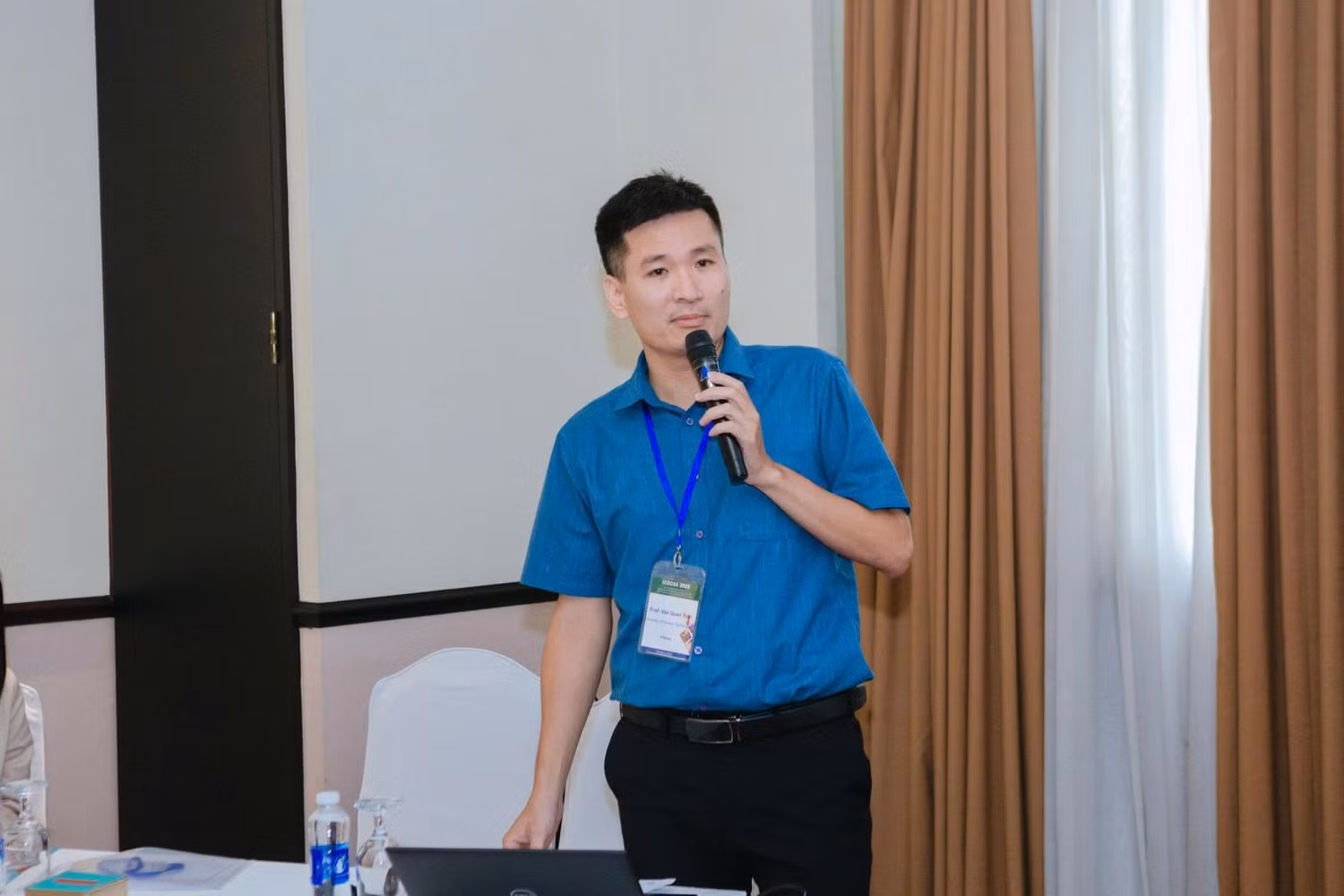 Phó Giáo sư, Tiến sĩ Trần Văn Quân - Phó Viện trưởng Viện Đào tạo và Hợp tác quốc tế năm thứ hai liên tiếp lọt top 100.000 nhà khoa học ảnh hưởng nhất thế giới năm 2025. Ảnh: UTT
