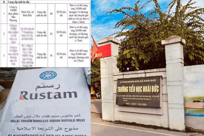 Phụ huynh TH Hoài Đức nghi vấn bếp ăn sử dụng thịt trâu Ấn Độ: Xã kiểm tra kho công ty Mai Phương