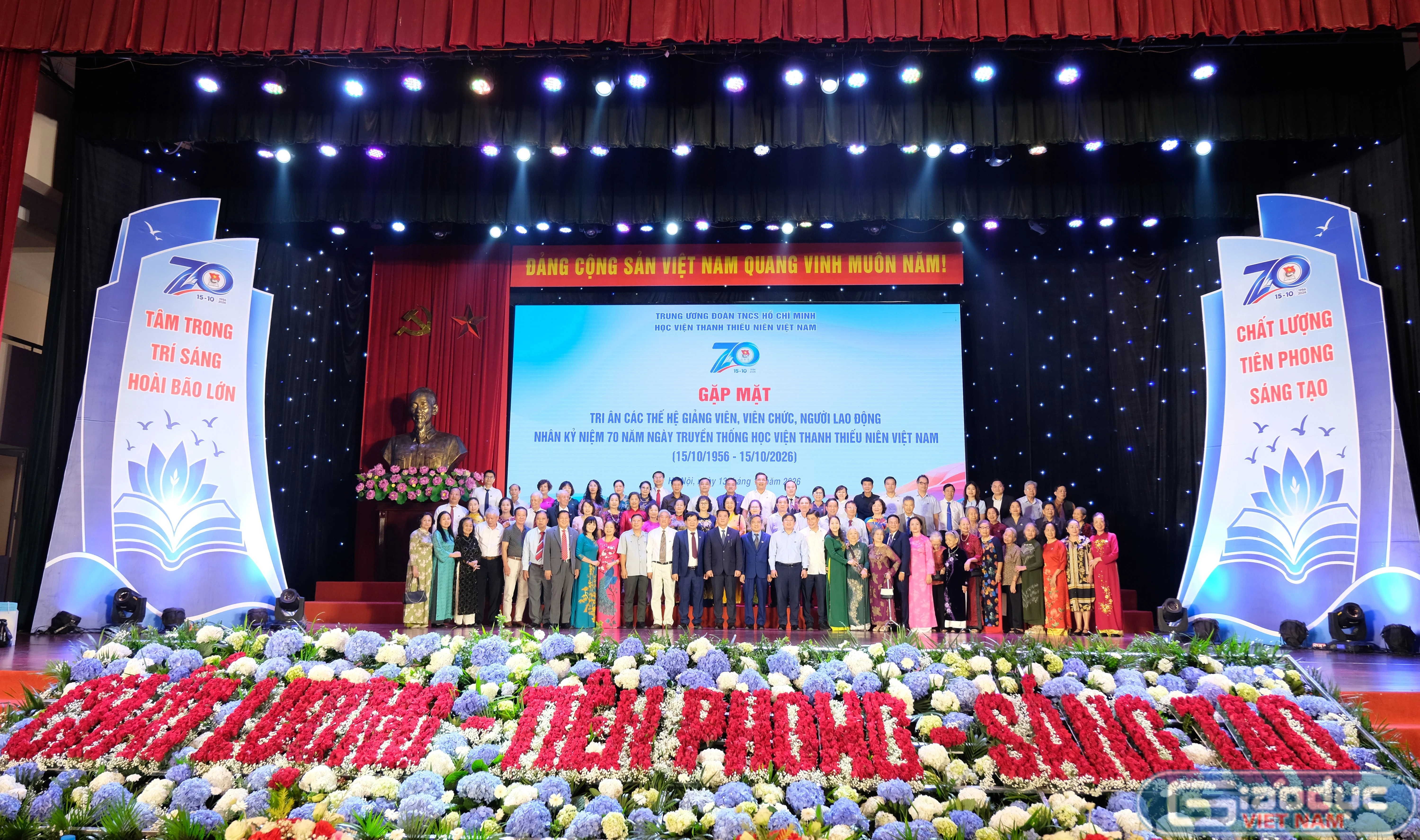Học viện Thanh thiếu niên Việt Nam gặp mặt, tri ân các thế hệ vun đắp truyền thống 70 năm