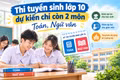 Đừng sợ học sinh học lệch vì thi tuyển sinh lớp 10 chỉ có 2 môn Ngữ văn, Toán